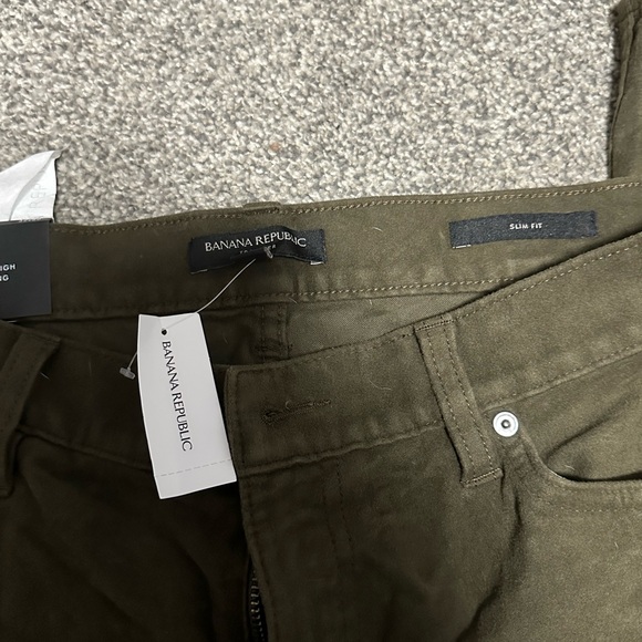 NWT Banana Republic Slim Brushed Traveler Pants - Picture 3 of 3